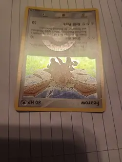 Fearow 24/112 EX Fire Red Leaf Green Reverse Holo Rare Vintage Pokemon TCG Card - Image 3