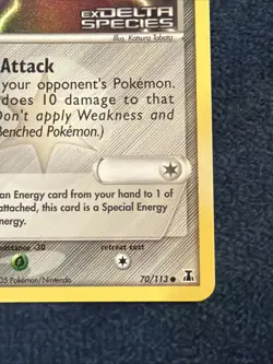 Holon's Magnemite 70/113 EX Delta Species Stamped Reverse Holo Pokemon Card - Image 4