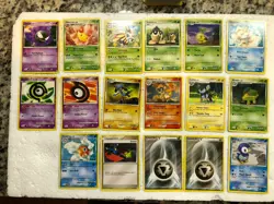 Lot Of- 17 Vintage Common Pokemon Diamond & Pearls Set Cards - Image 1