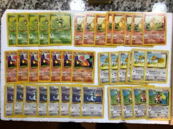 Lot Of 107- Vintage Pokemon Uncommon Base Set Cards - Image 1