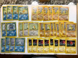 Lot Of 107- Vintage Pokemon Uncommon Base Set Cards - Image 3