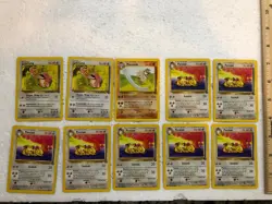 Lot Of - 36 Vintage Pokemon Uncommon Jungle Set Cards - Image 3
