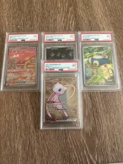 Pokemon Ultra-Premium Collection Graded Holo Card Lot Mew, Mewtwo, Snorlax - Image 1