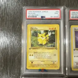 Pokemon Jungle 1st Edition Mint PSA 9 Card Lot 1999 - Image 1