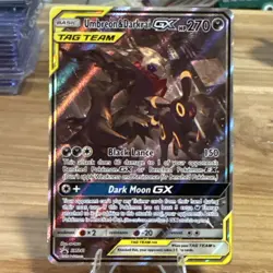 Pokemon TCG Umbreon & Darkrai GX SM241 Tag Team Promo Card Sun & Moon - Image 1