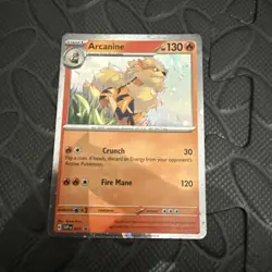 Arcanine SVP011 - Scarlet & violet - Pokemon card - Black Star Promo - rare - Image 1