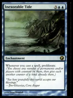 MTG Scars of Mirrodin #35 Inexorable Tide - LP to NM - Image 1
