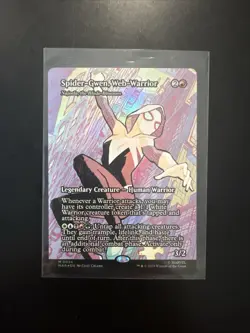 Marvel: MTG Spider-Gwen, Web-Warrior - Najeela, the Blade-Blossom (Borderless) - Image 1