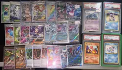 Pokemon TCG Mixed Language Card Lot - Holos, Promos, Ex, Trainers - Image 1