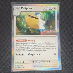 Pelipper - SVP 022 - Black Star Promo - Paldea Evolved Stamp - Pokemon - NM/M - Image 1
