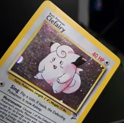 Pokemon TCG - CLEFAIRY - #6 - HOLO RARE - UNLIMITED - BASE SET 2 (2000) - MP/LP - Image 3