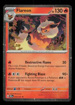 Flareon 013/131 Pokemon Prismatic Evolutions COSMOS Promo Near Mint - Image 1