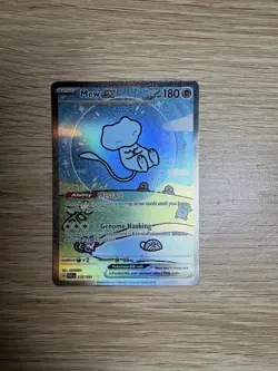 Pokemon TCG Mew EX Special illustration rare Paldean Fates 232/091 - Image 1