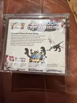 Pokemon TCG Sun & Moon Crimson Invasion Booster Box w/ Acrylic Case - Image 4