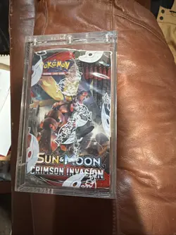 Pokemon TCG Sun & Moon Crimson Invasion Booster Box w/ Acrylic Case - Image 5