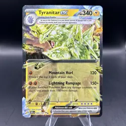 Tyranitar ex 066/197 SV03: Obsidian Flames (OBF) Double Rare Holo Pokemon TCG NM - Image 1