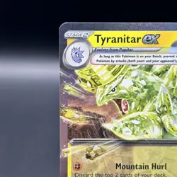Tyranitar ex 066/197 SV03: Obsidian Flames (OBF) Double Rare Holo Pokemon TCG NM - Image 3