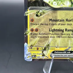 Tyranitar ex 066/197 SV03: Obsidian Flames (OBF) Double Rare Holo Pokemon TCG NM - Image 5