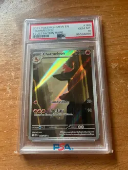 Charmeleon 169/165 Illustration Rare 2023 Pokemon Mew EN PSA 10 GEM MT - Image 1
