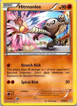 Pokemon TCG Hitmonlee 47/83 Generations MP - Image 1