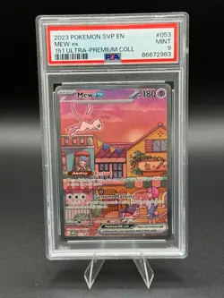 💥MEW Ex Black Star Promo #053 Pokemon 151 Ultra Premium Collection PSA 9 MINT - Image 1