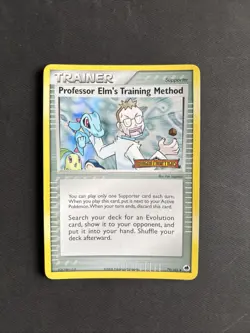 Pokemon TCG Professor Elm's Training Method 79/101 EX Dragon Frontiers REV HOLO - Image 1