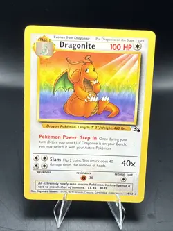Pokemon TCG Dragonite 19/62 Fossil Non-Holo Rare LP - Image 2