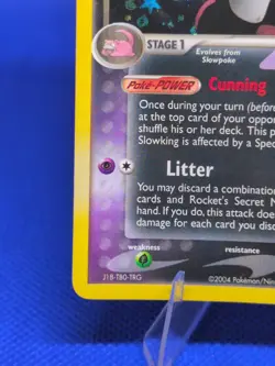 Pokemon Dark Slowking 9/109 Reverse Holo Team Rocket Returns LP-Nm Condition - Image 5