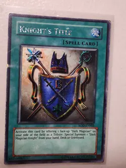 Knight's Title (Reshef of Destruction) (Super Rare) ROD-EN002 Yu-Gi-Oh! Video... - Image 1