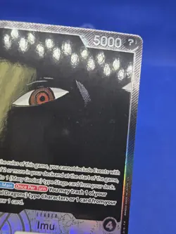 One Piece Carrying On His Will Imu OP13-079 Parallel Alternate Alt Leader NM - Image 4