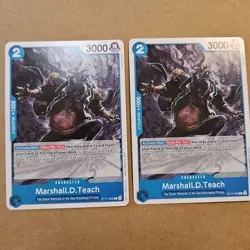 2x One Piece - Marshall.D.Teach - ST17-005 - PRB-02 NM/M Condition TCG CCG - Image 1