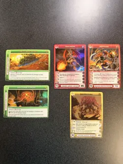 Chaotic TCG - 1st Ed - Card Lot Set Bundle (5 cards) - Image 1
