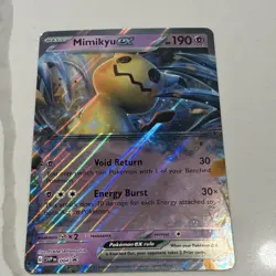 Pokemon Mimikyu ex 004 Jumbo Cards Promo Holo EX Oversized English Card - Image 1