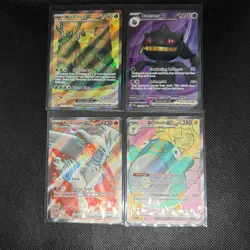 pokemon cards full art ex lot 4x - Image 1