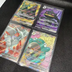 pokemon cards full art ex lot 4x - Image 2