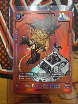 Son Goku : Childhood - SB01-053 Limited MANGA Dragonball Super Card Game - Image 1