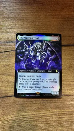 The Warring Triad FOIL (Extended Art) - Commander: FINAL FANTASY (FIC) (193) - Image 1