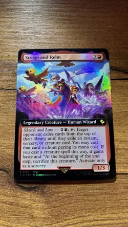 Strago and Relm (Extended Art) FOIL - Commander: FINAL FANTASY (FIC) - Image 1