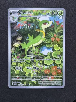 Pokemon Servine 088/086 SV Black Bolt Illustration Rare Holo – Free Fast Ship - Image 1