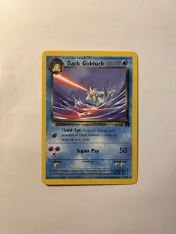 Dark Golduck Team Rocket 37/82 Pokemon TCG Card Uncommon Unlimited NM - Image 1