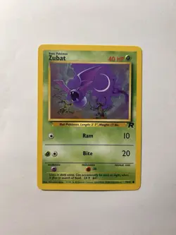 Zubat Team Rocket 70/82 Pokemon TCG Card Common Unlimited NM - Image 1