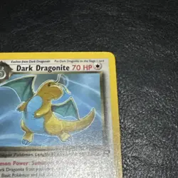 Pokemon TCG Dark Dragonite 22/82 Team Rocket Non Holo Card LP NM Vintage - Image 2