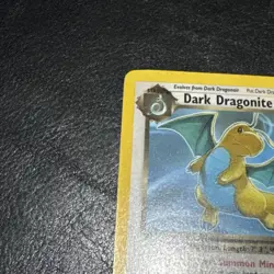 Pokemon TCG Dark Dragonite 22/82 Team Rocket Non Holo Card LP NM Vintage - Image 3