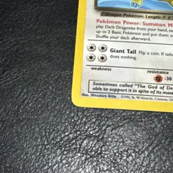 Pokemon TCG Dark Dragonite 22/82 Team Rocket Non Holo Card LP NM Vintage - Image 4