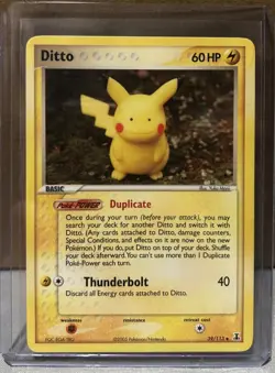 Ditto 39/113 NM - (Pikachu) Uncommon Delta Species - Pokemon Trading Cards - Image 1