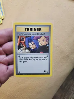 LP/NM Here Comes Team Rocket! 71/82 Team Rocket Regular Rare Pokemon Card WOTC - Image 1