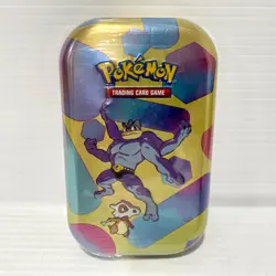 151 Mini Tin - Machamp - 2 Packs - Pokemon Scarlet & Violet - Sealed Box - Image 1