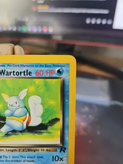 Pokemon Dark Wartortle 1st Edition Uncommon Card 46/82 Rocket Near Mint! - Image 3