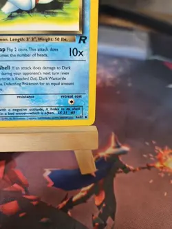 Pokemon Dark Wartortle 1st Edition Uncommon Card 46/82 Rocket Near Mint! - Image 4