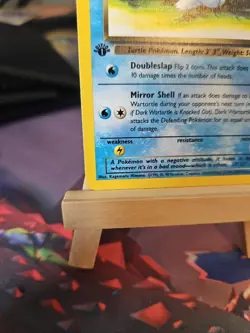 Pokemon Dark Wartortle 1st Edition Uncommon Card 46/82 Rocket Near Mint! - Image 5